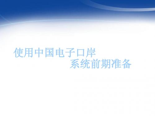 浙江电子口岸系统