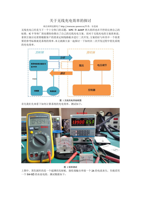 关于无线充电效率的探讨