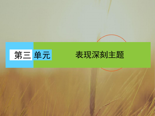 2018学年人教高中语文选修外国小说欣赏课件 第三单元 第5课