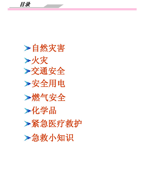 EHS员工应急手册
