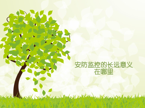 安防监控的长远意义在哪里