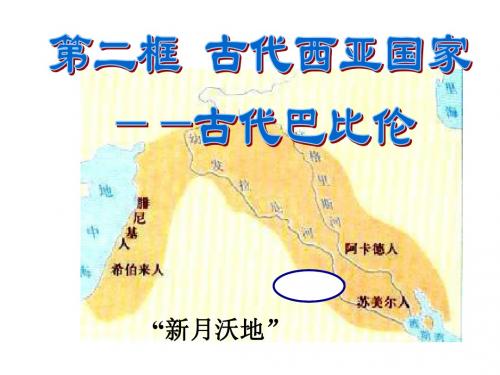 古代西亚国家(八上新教材)