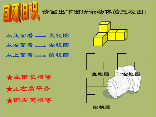 七年级数学上 5.4 主视图、左视图、俯视图