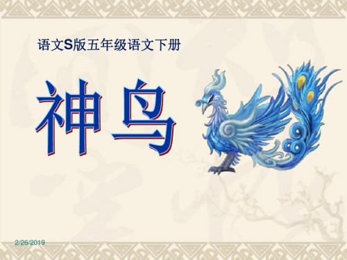 五下《神鸟》ppt