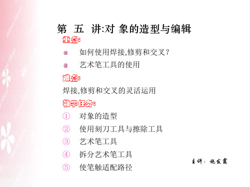 coreldraw课件第五讲 对象的变形,焊接,