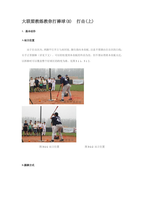 MLB大联盟棒球打击