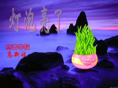 灯泡亮了(青岛版科学三下)-高新收免费课件