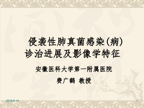 侵袭性肺部真菌感染