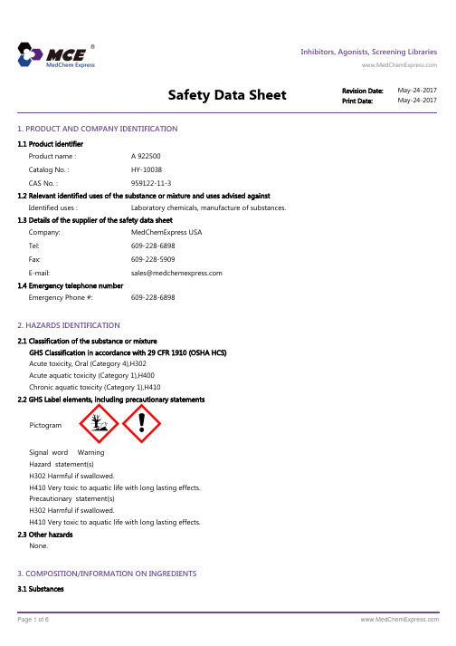 A_922500_SDS_MedChemExpress