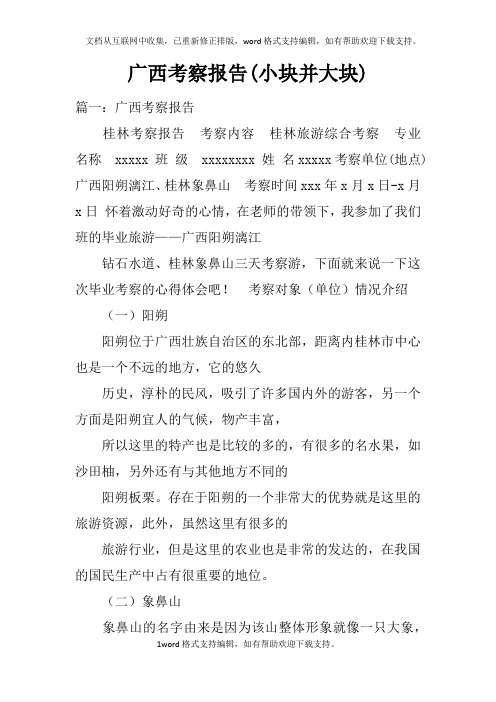 广西考察报告(小块并大块)doc