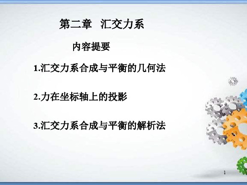 理论力学之汇交力系