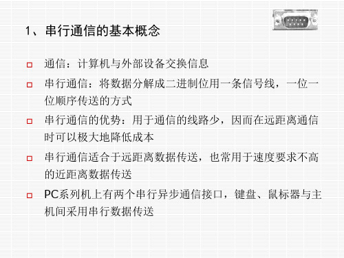 串口通信   PPT课件共33页