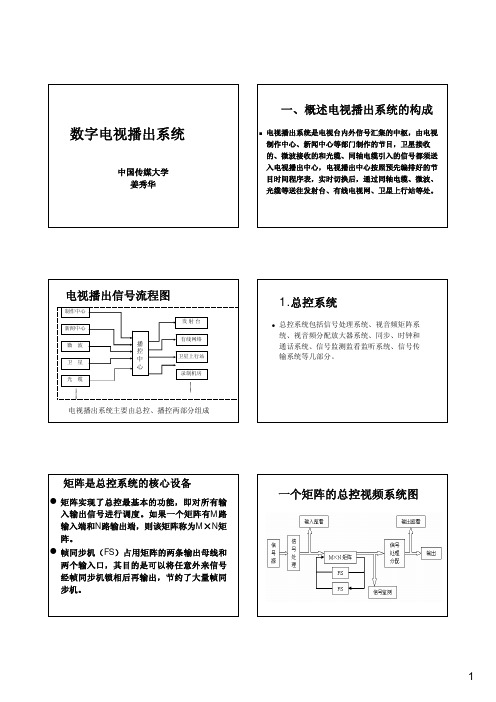 数字电视播出系统