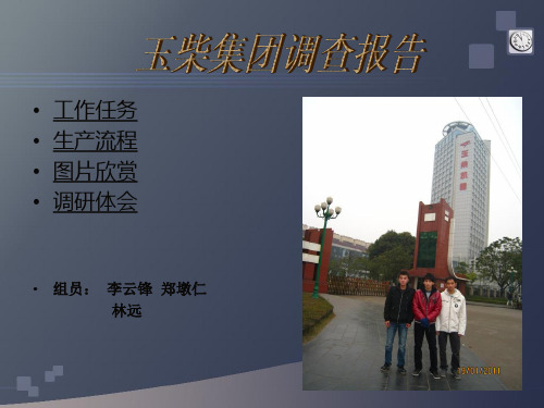 玉柴集团调研报告
