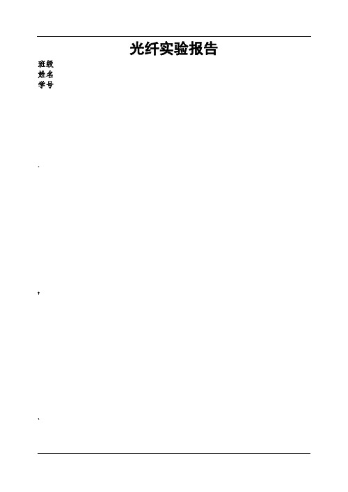 光线实验报告-
