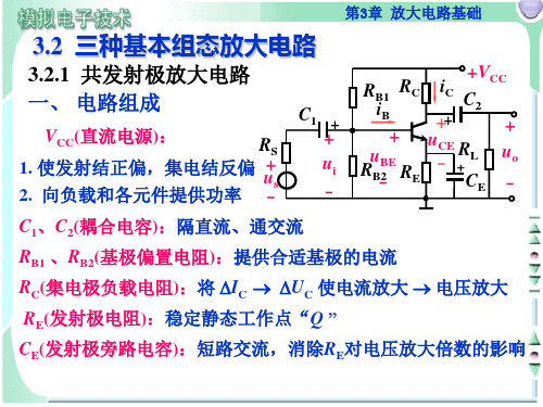 三极管的三种基本放大电路