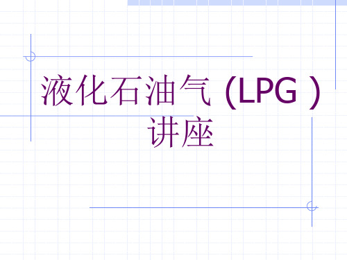 LPG发动机液化石油气 (LPG )