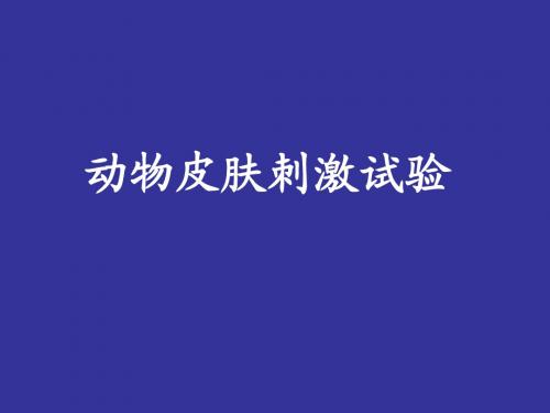 皮肤刺激