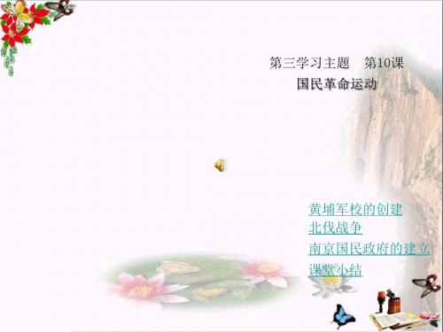 国民革命运动PPT1 川教版