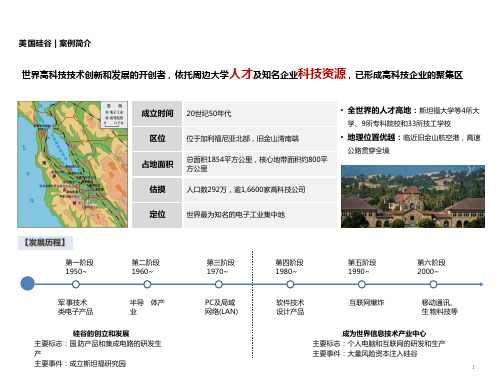 2020年美国硅谷案例分析(精简版)