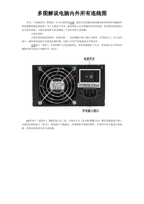 多图解说电脑机箱内部所有线路连线方法