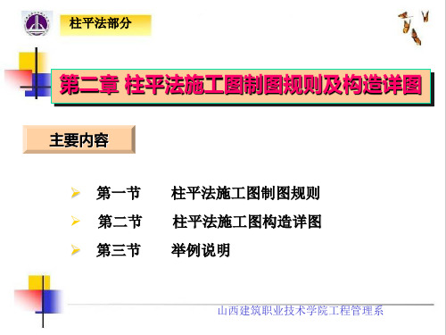 柱平法施工制图规则和构造详图