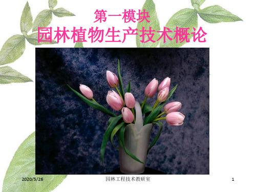 1园林植物生产技术概述