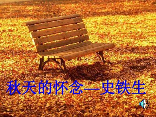 《秋天的怀念》(共46张PPT)