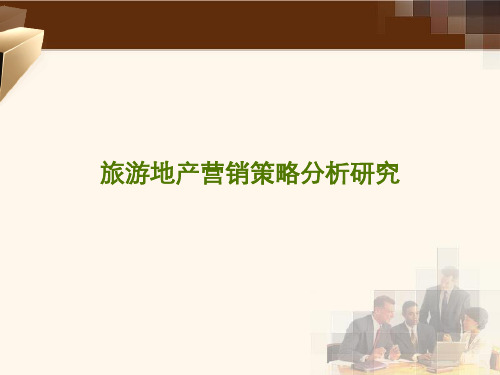 中国房地产营销策略分析