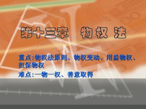 第十三章 物权法