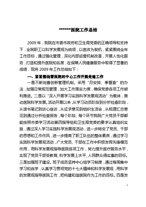 2009工作总结