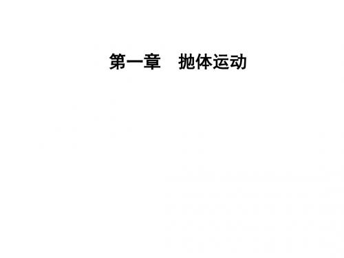 1.3竖直方向的抛体运动 课件(45张)