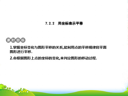 人教版七年级数学下册第七章《7.2.2 用坐标表示平移》公开课课件
