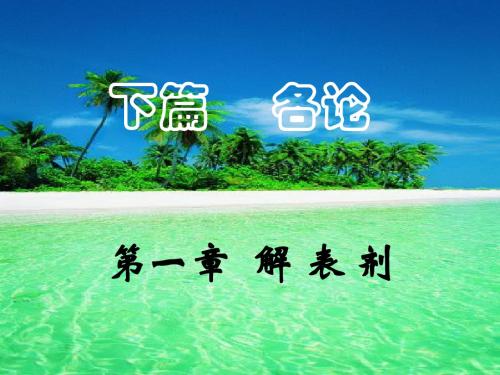 2.解表剂