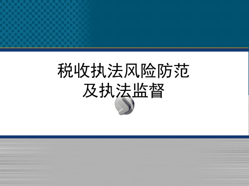 税务执法风险防范及[1]..