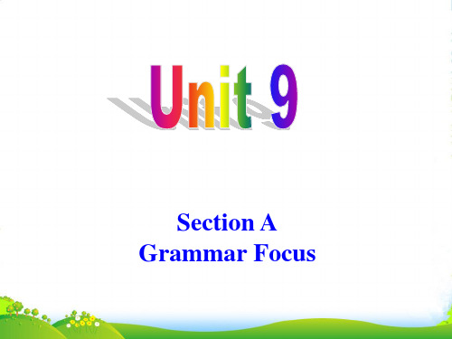 新人教版九年级英语 unit9 Grammar Focus-优质课件