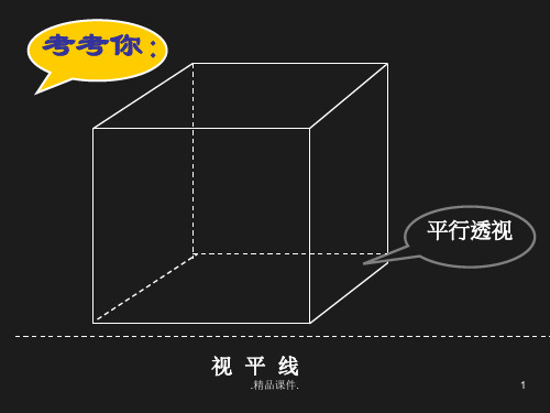 演示课件成角透视现象课件.ppt
