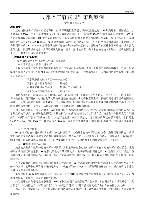 成功企业广告策划典范.doc