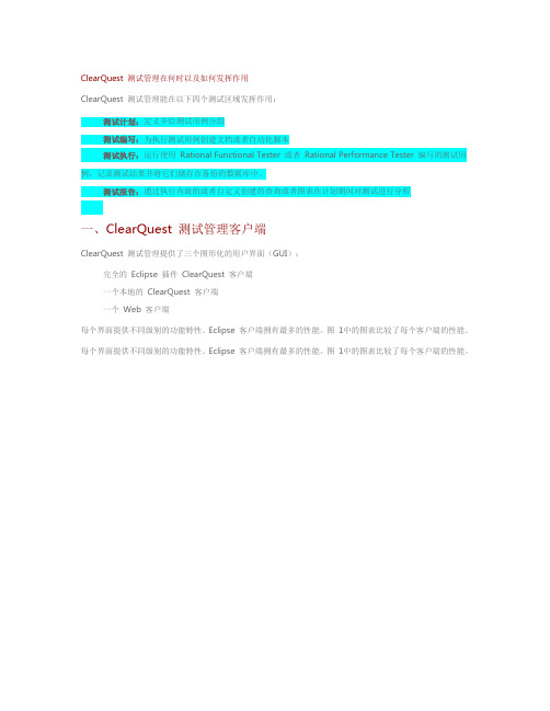 软件测试管理工具