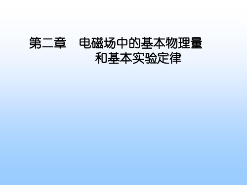 电磁场与电磁波第二章-资料