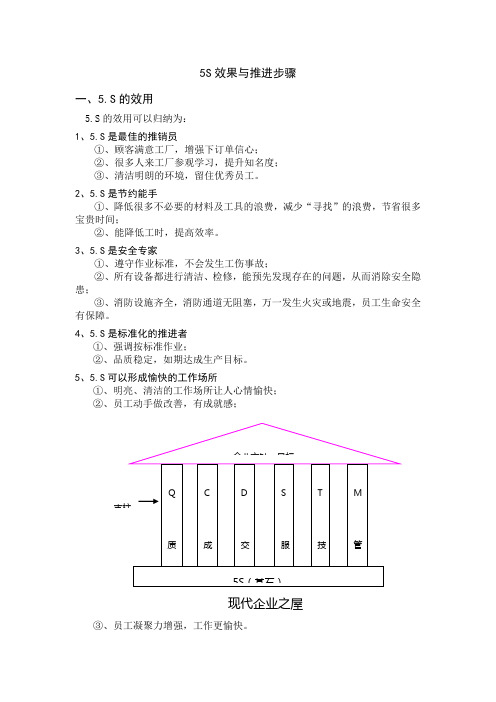 5S效果与推进步骤