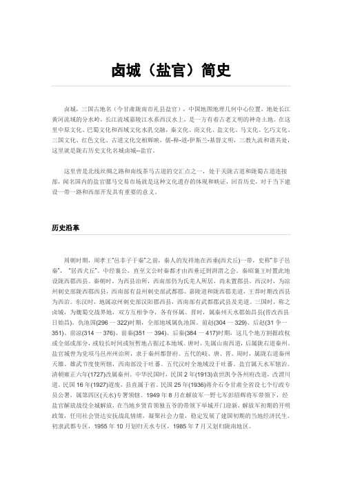 卤城(盐官)志-最新最全