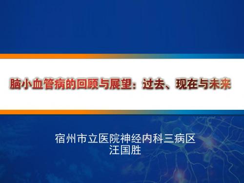 脑小血管病