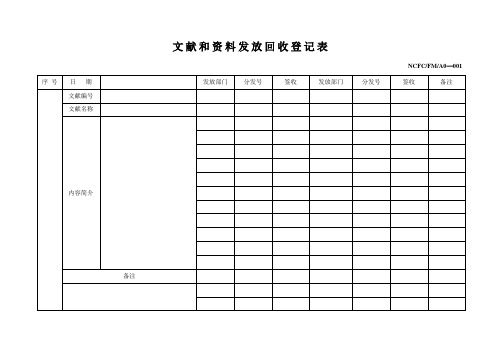 销售案场行政表格