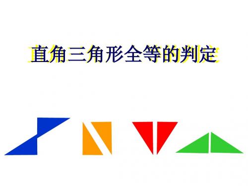 12.2三角形全等的判定(HL)课件