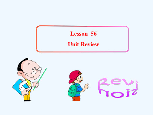 八年级英语上册-Lesson-56-Unit-Review课件-冀教版