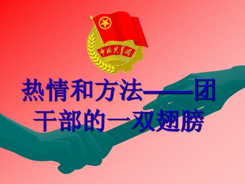 热情和方法-------团干部的一双翅膀