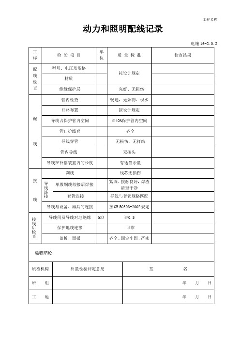 4 管内配线及接线