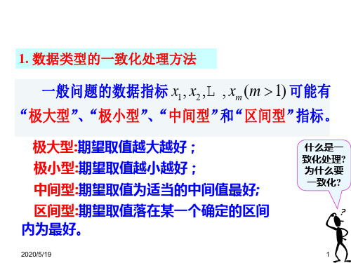 几类数据的定量化处理方法-wang资料