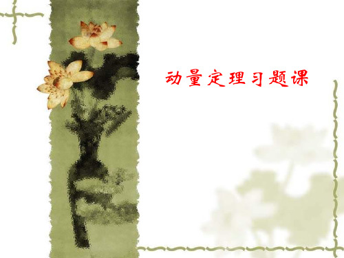 动量定理练习PPT课件